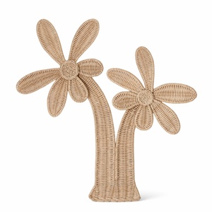 Rattan butterfly child party supplies wall <b>hanging</b> decorations for kids natural fiber ornament - Product Image 5