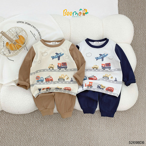 Conjunto Casual de Otoño Invierno para Niños de 1 a 7 Años, Ropa Cómoda para Dormir en Casa, Ropa para Niños Pequeños - Product Image 4