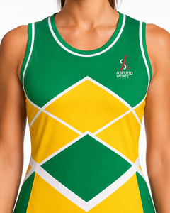 Uniforme Deportivo de Verano para Mujer, Absorbente de Sudor, Informal, para Netball, Ropa Deportiva, Uniforme de Netball, Corte Ajustado, Fitness - Product Image 6