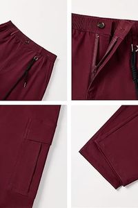 Pantalones Cargo para Hombre, Cintura Elástica, Corte Holgado, Múltiples Bolsillos, Estilo Harem, Transpirables, Casuales, para Otoño - Product Image 6