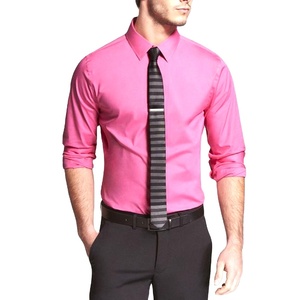 Chemise à manches longues pour hommes, vêtement décontracté 100% coton, à la mode, col boutonné, vente en gros, qualité supérieure, OEM - Product Image 6
