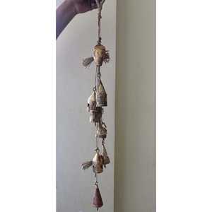 Campana de Bruja Rústica de la Mejor Calidad con Cuerda de Yute, Decoración Colgante Resistente a la Intemperie para Uso en Interiores y Exteriores, para Venta de Exportación - Product Image 4