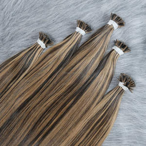 Extensiones de cabello humano Remy vietnamita 100% a precio de fábrica, la mejor punta plana para mujeres de todos los colores, venta al por mayor - Product Image 1