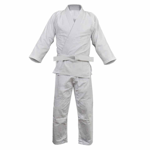 Uniforme de Judo Blanco, 100% Algodón, Corte Holgado, Unisex, Adulto, Resistente, Teñido Liso, Transpirable, Tela de 480g, Impresión por Transferencia de Calor - Product Image 2