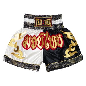 Custom Made OEM Unisex Muay Thai <b>Shorts</b> Kickboxing Martial Arts Sublimation Satin Moisture Wicking Wholesale Made OEM Wholesale - Product Image 5
