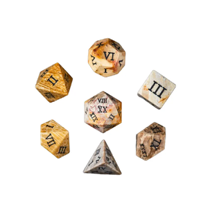 High quality stone dice <b>crystal</b> Imperial jasper natural <b>crystal</b> reiki healing gemstones Engraved custom dice <b>set</b> Vikings - Product Image 5