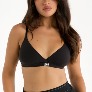 Women's Seamless Jelly Bra Deep Sexy Bras Adjustable Straps <b>Soft</b> Comfortable Support for Big Chest Sexy Sleep Bra - Product Image 2