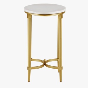 Designer Gold <b>Frame</b> Nesting Coffee Tables Marble Top Modern Side Table Set Living Room Furniture Affordable Price - Product Image 6