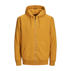 Sweat-shirt à capuche gris pour homme, coupe classique, tissu jersey, pull décontracté avec poche avant, coupe-vent d'hiver, séchage rapide, respirant - Product Image 5