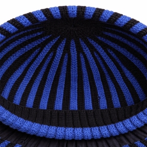 Gorro de Punto Acrílico Personalizado con Rayas, Unisex, Cálido, Gorro de Invierno de Punto Acrílico, Gorro de Punto Clásico, Gorro de Invierno Suave - Product Image 5