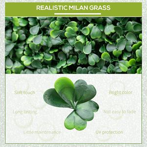 Piastrelle di Erba Sintetica con Altezza del Pelo di 30mm, 50x50cm, Morbide al Tatto, Verde Chiaro - Product Image 4