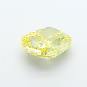 ตัวเลือกที่ยอดเยี่ยม เครื่องประดับหรูหรา ทรงคุชชั่น พลอยเม็ดเดี่ยว สีเหลืองสดใส สง่างาม เพชรเลี้ยงในห้องปฏิบัติการ ได้รับการรับรองชนิด CVD - Product Image 4