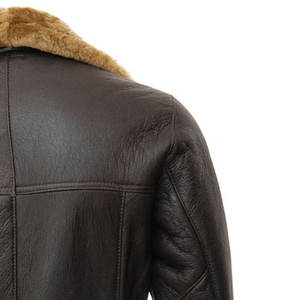Comfortable Stylish Genuine Leather <b>Jacket</b> <b>Men</b> High Quality Custom Full Sleeve Winter Waterproof Breathable Outdoor High Street - Product Image 4