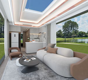 Maison capsule préfabriquée de luxe personnalisée, cabine modulaire mobile, mini-maison portable pour hôtel, resort, usage résidentiel ou bureautique - Product Image 2