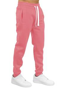 กางเกงจ็อกเกอร์สั่งทำได้ทุกขนาดและสี กางเกงวอร์มผู้ชายแบบมีเชือกผูก เอวสม็อค ทรงหลวม สไตล์ลำลอง พิมพ์ลายโลโก้ กางเกงโอเวอร์ไซส์ - Product Image 2