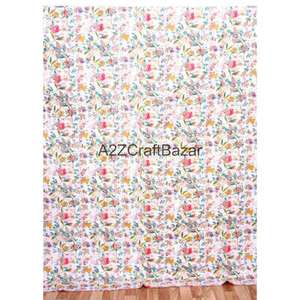 Edredón Reversible Kantha Vintage de Algodón Orgánico Bordado a Mano, Ecológico, Relleno de Algodón para Todas las Estaciones, Uso Doméstico y Hotelero - Product Image 1