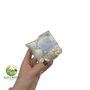 Ocean Inspired <b>Compact</b> <b>Mirror</b> Shell Decor Pocket Makeup <b>Mirror</b> Handmade Fashion Accessory Gift - Product Image 2