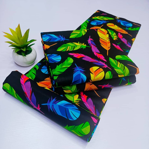 Tela africana personalizada con estampado de cera Ankara 100% algodón, estampado holandés de Mozambique para prendas de vestir, confección de vestidos, acolchados y proyectos de bricolaje. - Product Image 6