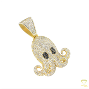 Joyería de Lujo con Animales como Motivos, Colgante Hecho a Mano con Diamantes Cultivados en Laboratorio, Joyería Personalizada Estilo Rapero - Product Image 6