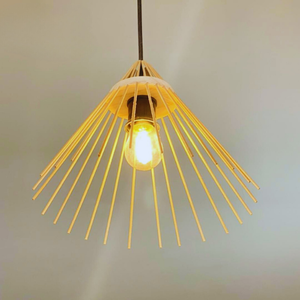 Mayorista Vietnamita Artesanal-Diseñado Moderno Bambú Colgante Luz Elegante Pantalla Iluminación Natural Decoración del hogar Ecológico - Product Image 5