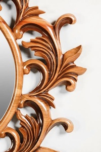 Floreza <b>Mirror</b> Made Of Solid Teak Wood High Quality and Glass With Brown Color For Indoor or Outdoor - Product Image 3