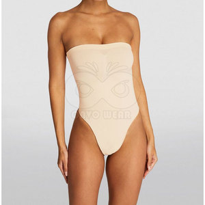 Body elástico acanalado sin costuras para mujer, de primera calidad, venta directa de fábrica, OEM/ODM - Product Image 2