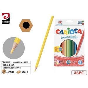 Matite Colorate Carioca 36 Colori Design Italiano Materiali Artistici - Product Image 1