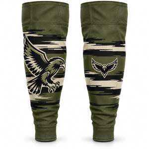 Chaussettes de compression de baseball pour hommes, tricotées, été, 100 % polyester, ajustement athlétique, vente en gros, uniforme d'équipe, motif rayé imprimé - Product Image 2