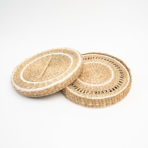 <b>Set</b> of natural seagrass <b>placemats</b> handwoven table mat with box good price eco friendly <b>placemat</b> - Product Image 3