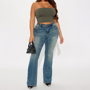 Haut court tube sexy sans bretelles style streetwear avec broderie et rivets pour femme - Camisole sportive courte pour yoga et fitness - Product Image 3