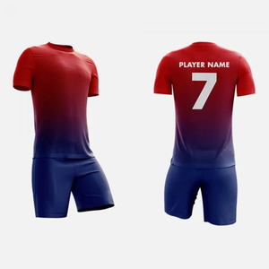 Tenue de football vierge en gros, séchage rapide, personnalisable, kit de football uni, uniforme d'entraînement de football non marqué - Product Image 1