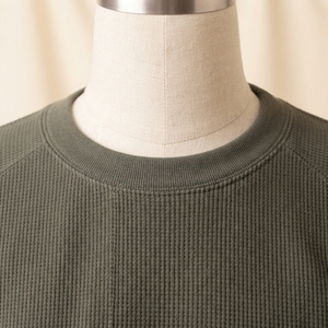 Suéter de Punto para Hombre, Cuello Redondo, Color Verde Oliva, Estilo Casual, Manga Larga, Color Sólido - Product Image 5