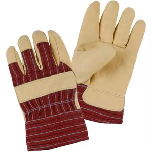 Gants de sécurité en cuir de vachette grainé de haute qualité, doux et résistants à l'abrasion, pour la protection des mains en construction, utilisation quotidienne - Product Image 3