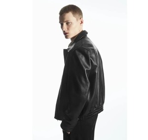 Men Cafe Racer Genuine Leather <b>Jacket</b> Classic Motorcycle <b>Biker</b> <b>Jacket</b> - Product Image 5