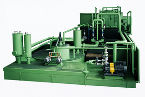 Système de refroidissement central industriel 500 L/h 150 psi Filtre à cartouche Raccord à bride AC 220V 50Hz Vert - Product Image 4