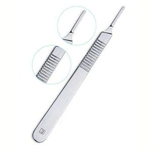 Manche de scalpel en acier inoxydable, instrument de chirurgie générale manuel, certifié CE Classe I - Product Image 6