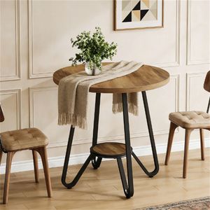 Round <b>Small</b> <b>Kitchen</b> Dining <b>Table</b> for Coffee and Conference Use - Product Image 3