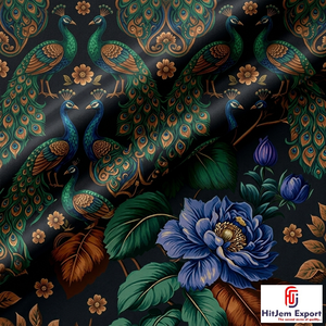 Soft Custom Printed Polyester Fabric for Fashion Garments Dresses and Home Textile Applications Wholesale - Product Image 1