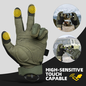 Guantes Tácticos con Protección Contra Impactos, Transpirables, Reforzados en la Palma, Medios Dedos, para Deportes, Caza, Tiro, Trabajo, Unisex - Product Image 3