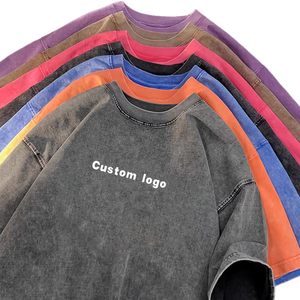 เสื้อยืดโอเวอร์ไซส์ผ้าฝ้าย 100% หนา 230gsm พิมพ์ลายได้ ระบายอากาศดี เป็นมิตรกับสิ่งแวดล้อม แห้งเร็ว สำหรับผู้ชาย สไตล์วินเทจ ขายส่ง - Product Image 1