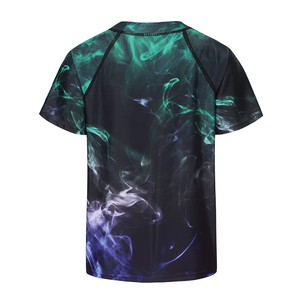 Men's Performance Tee Gym Training Workout Activewear Lightweight Swimwear Short Sleeve <b>Shirt</b> 100% Polyester - Product Image 2