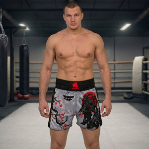 กางเกงมวยไทย OEM หลายสี ระบายอากาศได้ดี ประสิทธิภาพสูง ทนทานต่อการฉีกขาด ผลิตจากผ้าซาติน สำหรับนักมวย MMA มืออาชีพ ทั้งชายและหญิง - Product Image 1