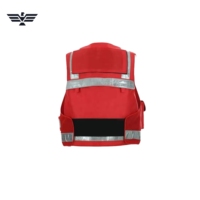 Gilet de traumatologie EMS personnalisé pour hommes - Grande taille, haute visibilité, polyester, impression sérigraphique, service OEM