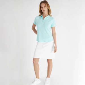 Camiseta Polo de Alta Calidad 100% Algodón para Mujer, con Logotipo Personalizado, Impresión Serigráfica, Estilo Jersey Informal - Product Image 3