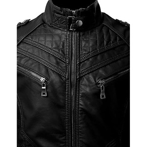Comfortex International Men's Black Genuine Lambskin Leather <b>Biker</b> <b>Jacket</b> Vintage Real Motorcycle <b>Jackets</b> For Men - Product Image 3