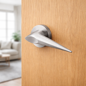 ชุดมือจับประตูทองเหลืองแบบหรูหราทันสมัยพร้อมชุดล็อคแบบฝัง |   มือจับประตูสำนักงานวิลล่าที่ทนทาน พร้อมอุปกรณ์ตกแต่ง - Product Image 2