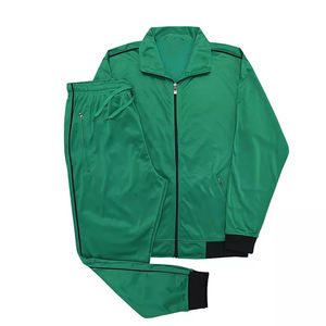 Ensemble de survêtement pour homme en polyester, haut et pantalon, de haute qualité, vêtements de sport, survêtement à fermeture éclair intégrale, coupe ajustée, ensemble de jogging - Product Image 6