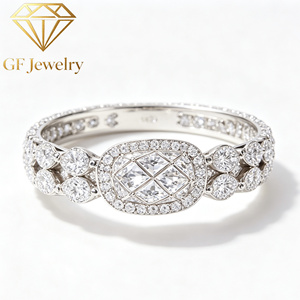 Bracelet de luxe pour femme en diamant de laboratoire platine, style losange pavé complet, certifié IGI, 48g, haute joaillerie - Product Image 2