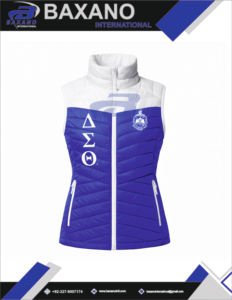 Chaleco Acolchado Personalizado de la Hermandad Delta Sigma Theta DST, Chaleco Acolchado de Alta Calidad, Chaleco Acolchado para Mujer - Product Image 4