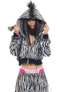 Factory Good Quality OEM ODM Acid Wash Hoodie Fleece Puff <b>Printing</b> DTG Rhinestone Zipper Custom Tracksuit 100% Cotton Women - Product Image 3